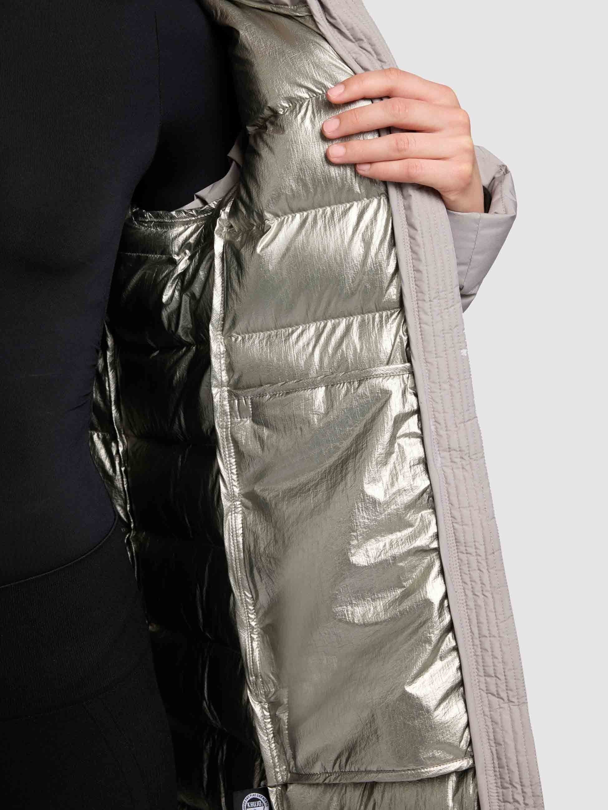 khujo-jacke-nekar-blizzard-grey-sportliche-damen-steppjacke-mit-kapuze image 8