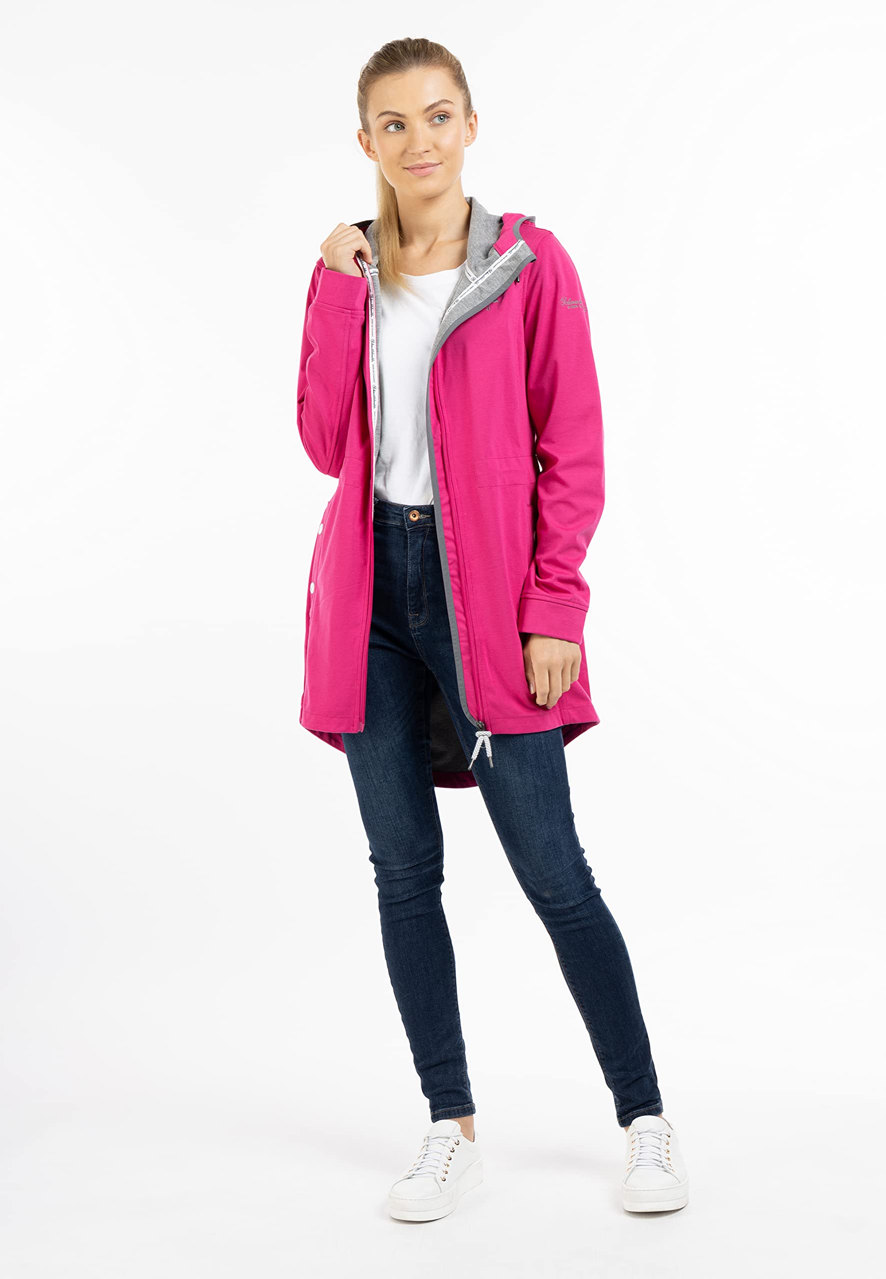 schmuddelwedda-damen-funktionsjacke-langarm-wasserdichte-longform-mit-2-wege-rei image 3