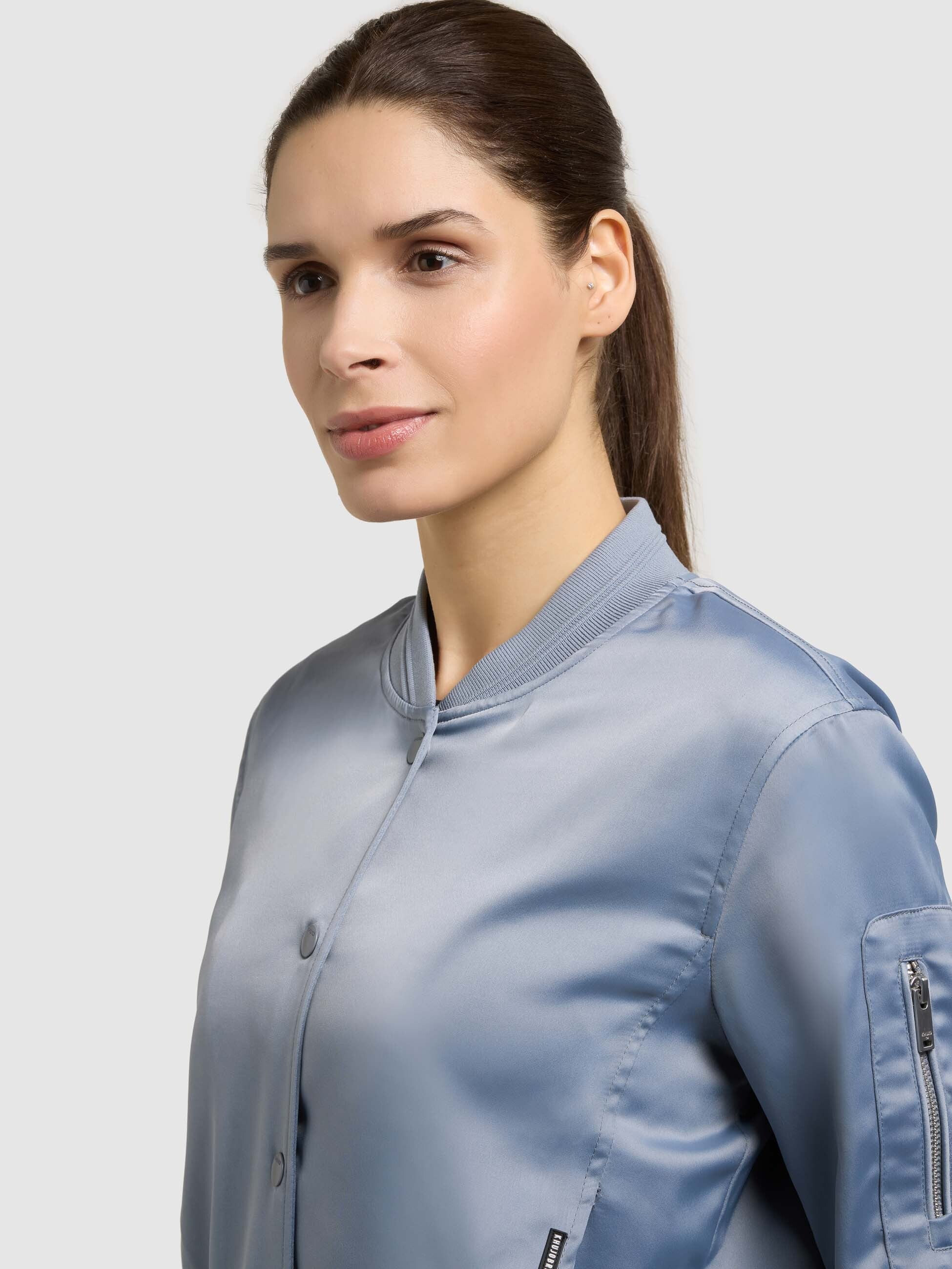 khujo-jacke-tami-misty-blue-damen-bomberjacke-aus-satin image 7
