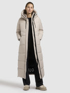 khujo-shimanta4-steppmantel-damen-light-beige-wadenlang image 6