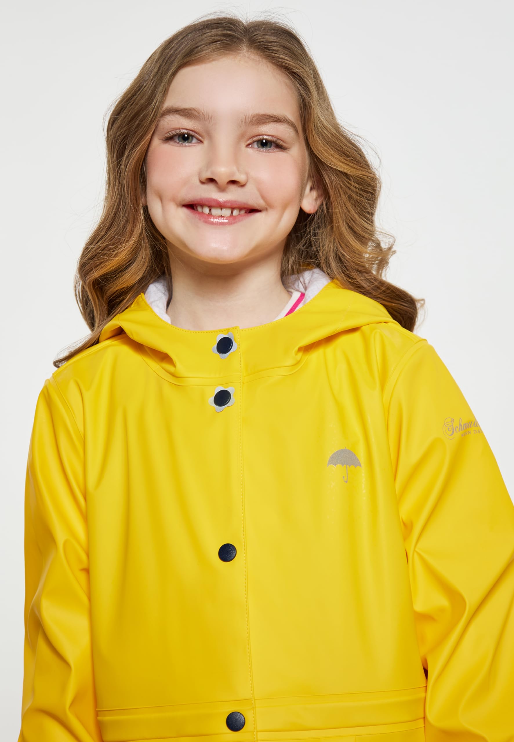 schmuddelwedda-m-dchen-regenmantel-wasserdicht-mit-taschen image 2