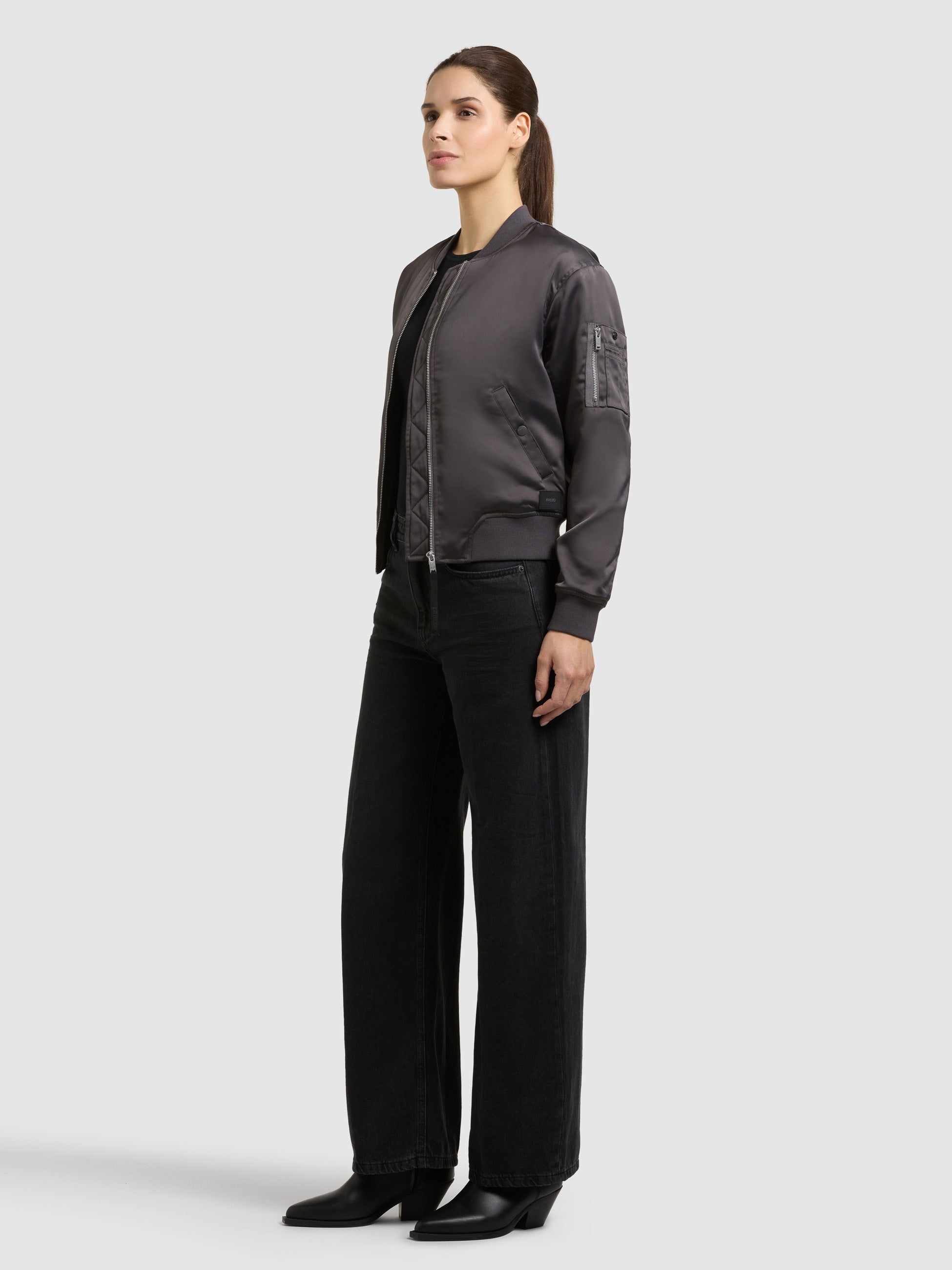 khujo-beth-damen-bomberjacke-slate-grey image 6