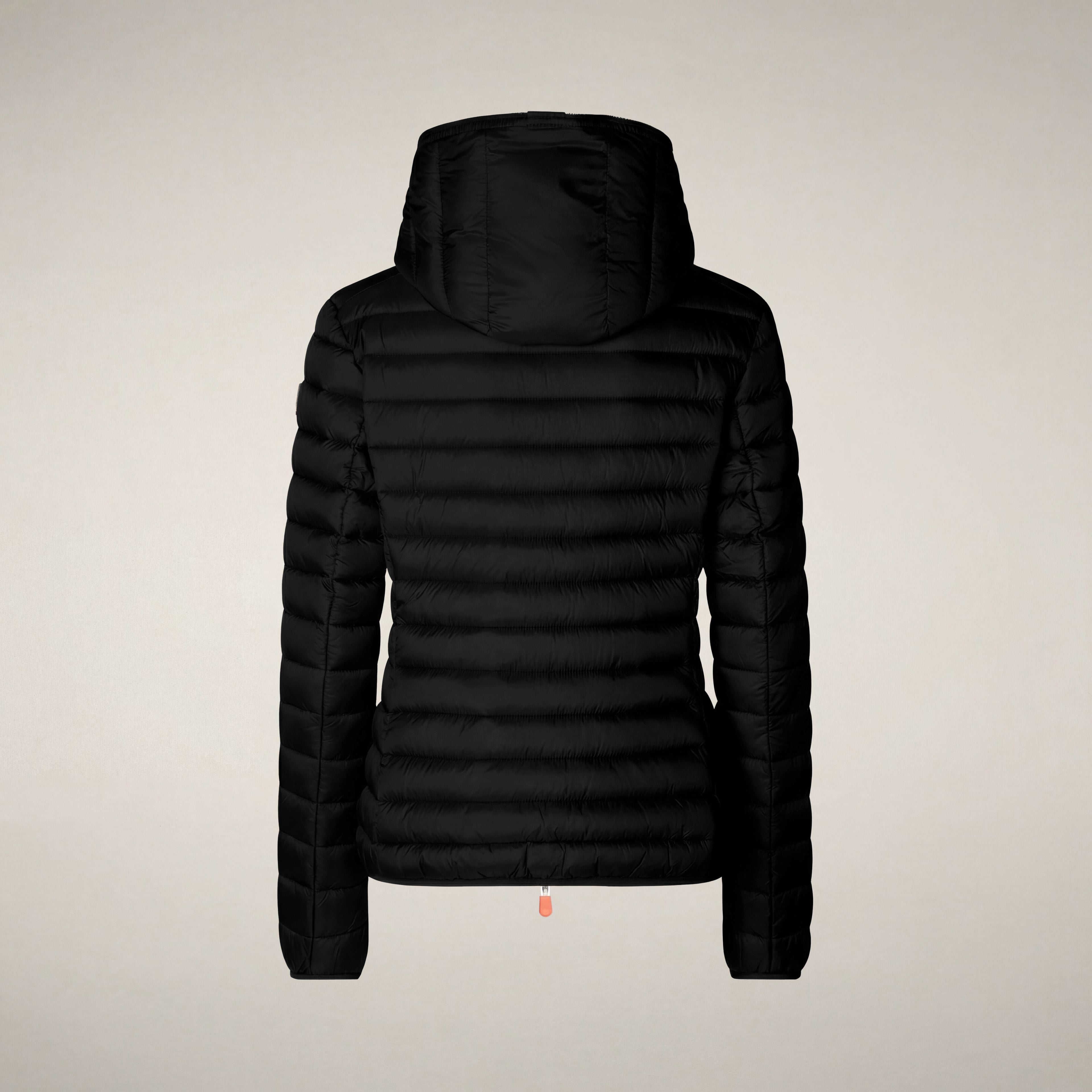 save-the-duck-daisy-damen-steppjacke-schwarz-mit-kapuze image 4