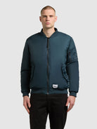 khujo-jacke-adon-damen-bomberjacke-h-ftlang-in-petrol-blue image 4