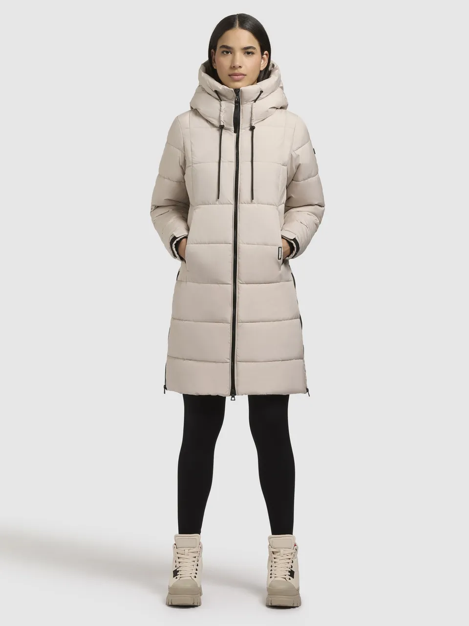 khujo-mantel-indie2-hellbeige-warm-wattierter-damen-wintermantel-2 image 1