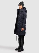 khujo-linda-steppmantel-knielang-midnight-blue image 2