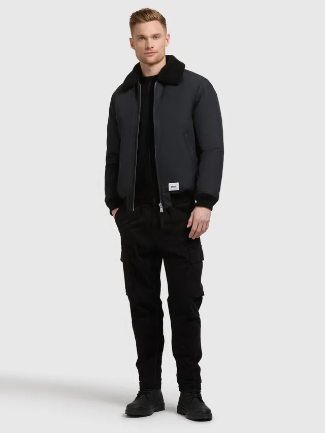 khujo-amos-damen-blousonjacke-port-blue image 1