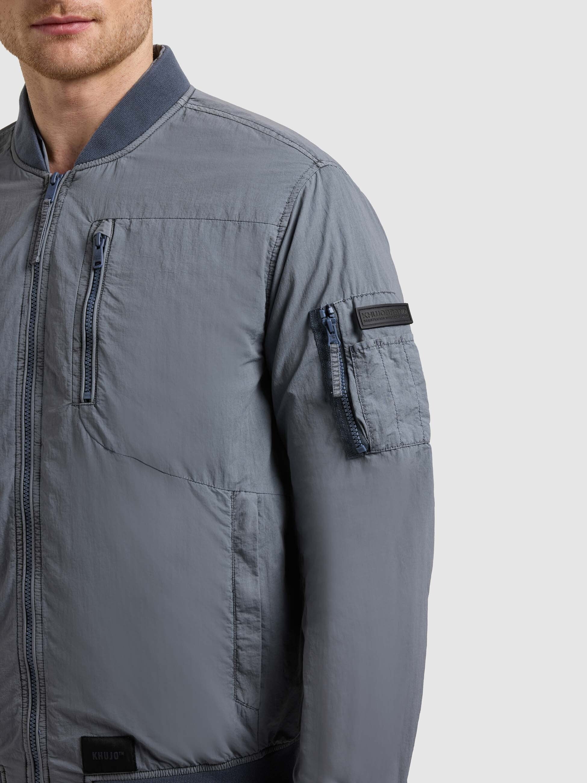 khujo-ibe-blousonjacke-misty-blue-garment-dye image 7