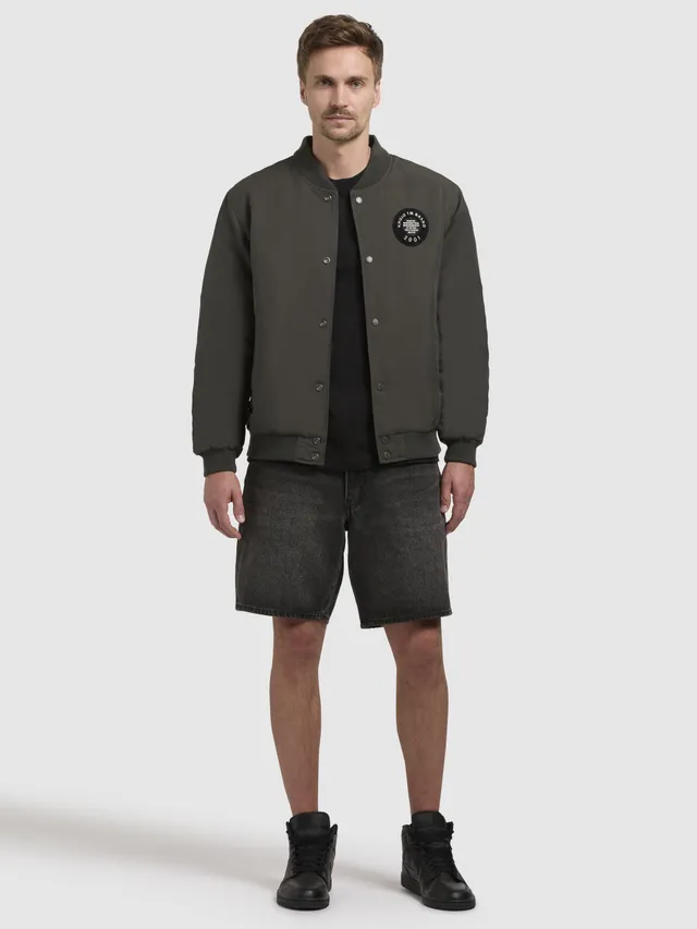 khujo-jacke-cicco-collegejacke-dunkelgr-n image 1
