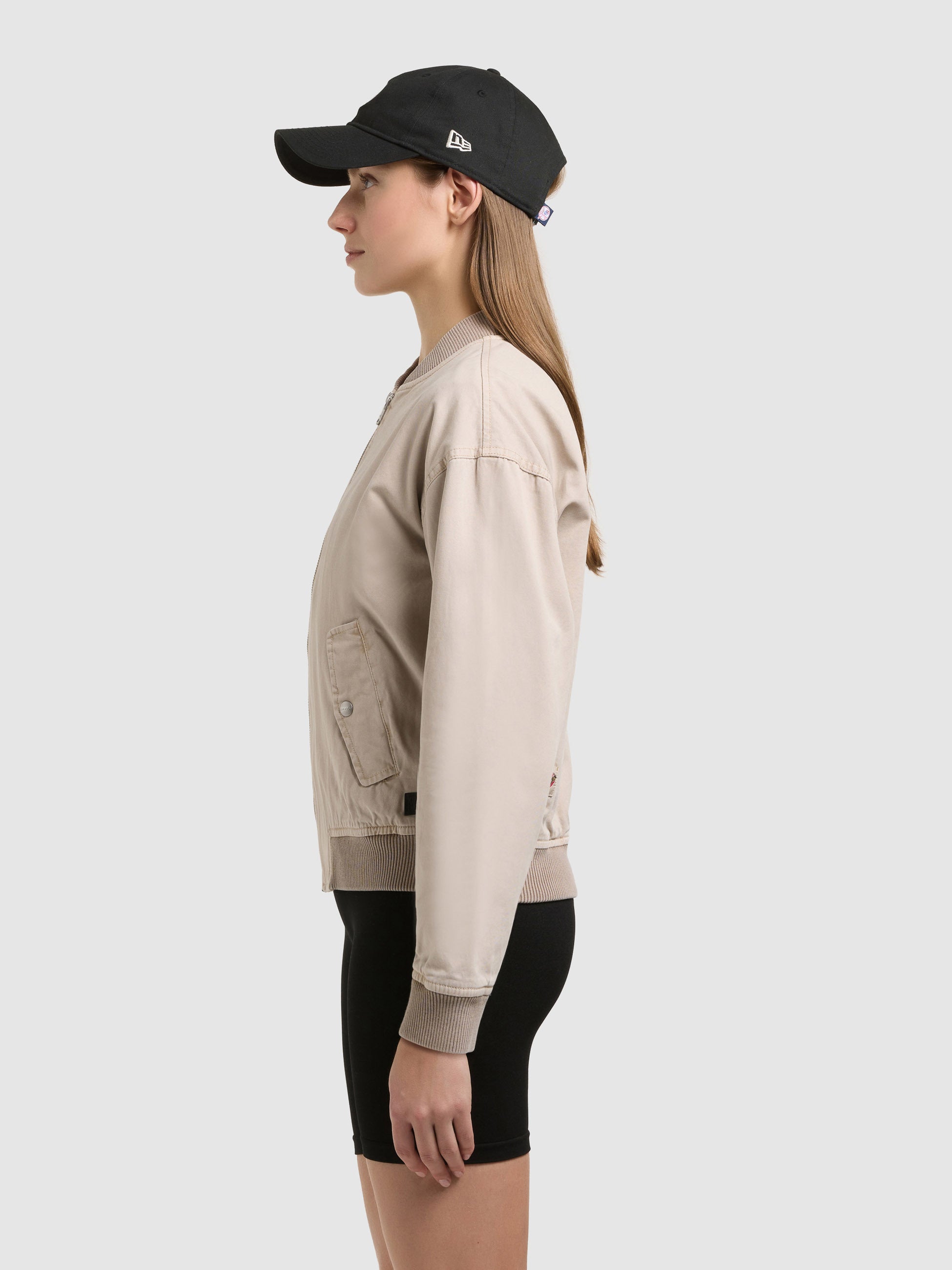 khujo-inie-damen-blouson-greige-baumwoll-twill-regular-fit image 5