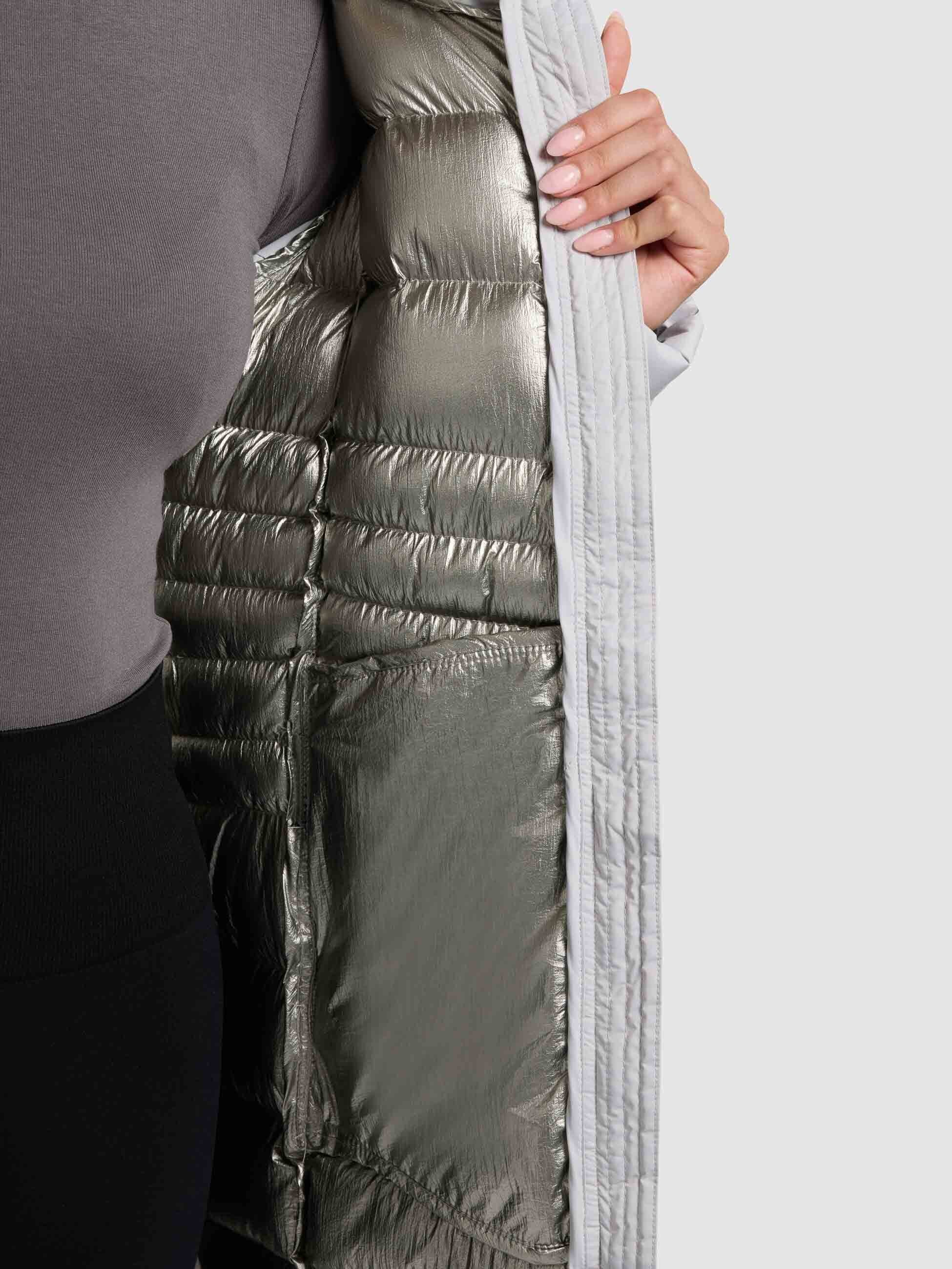 khujo-mantel-lava-platinum-grey-leicht-wattierter-kurzmantel-damen-slim-fit image 8
