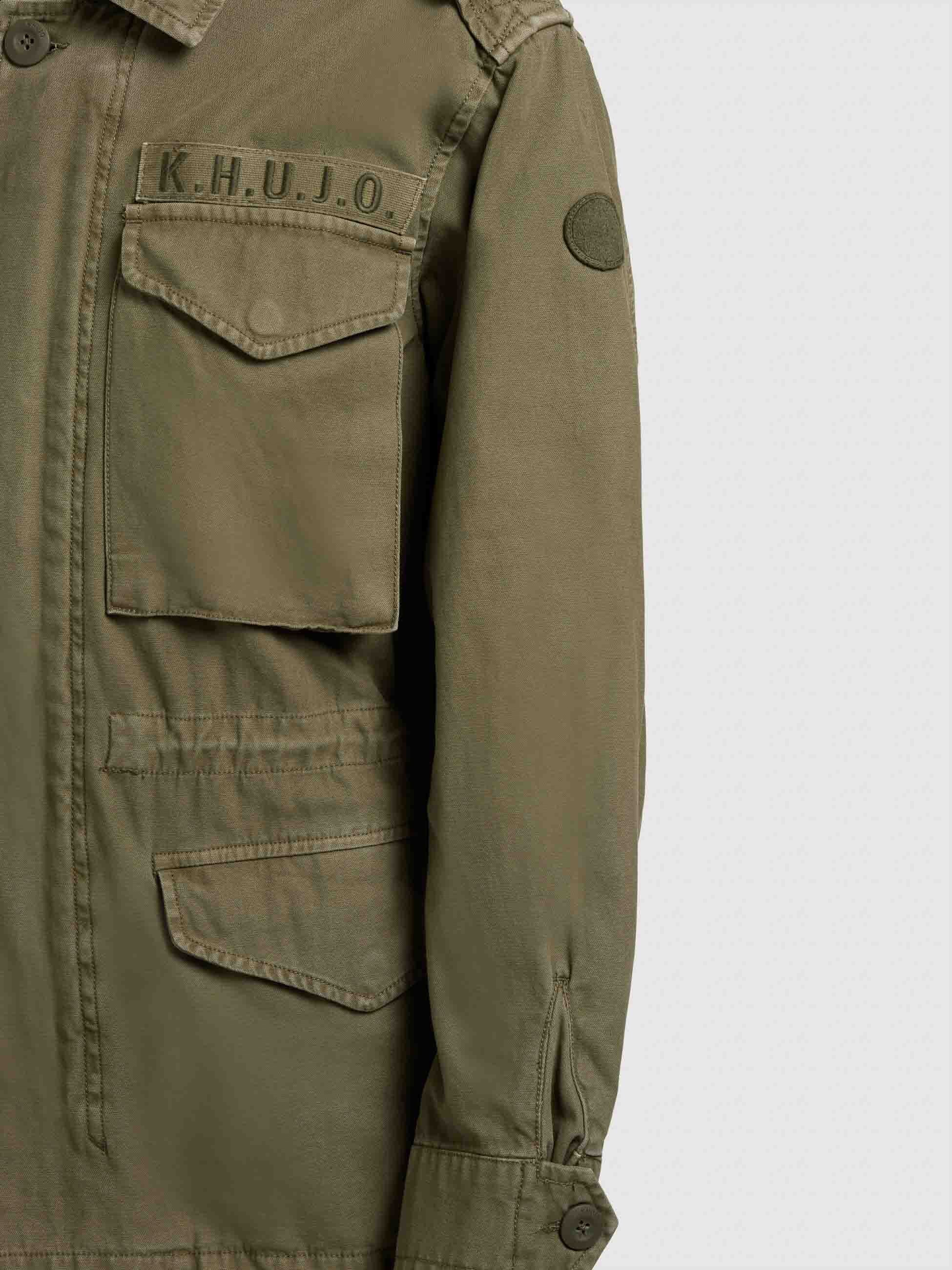 khujo-jacke-buni-olive-damen-fieldjacket-aus-baumwoll-twill image 8
