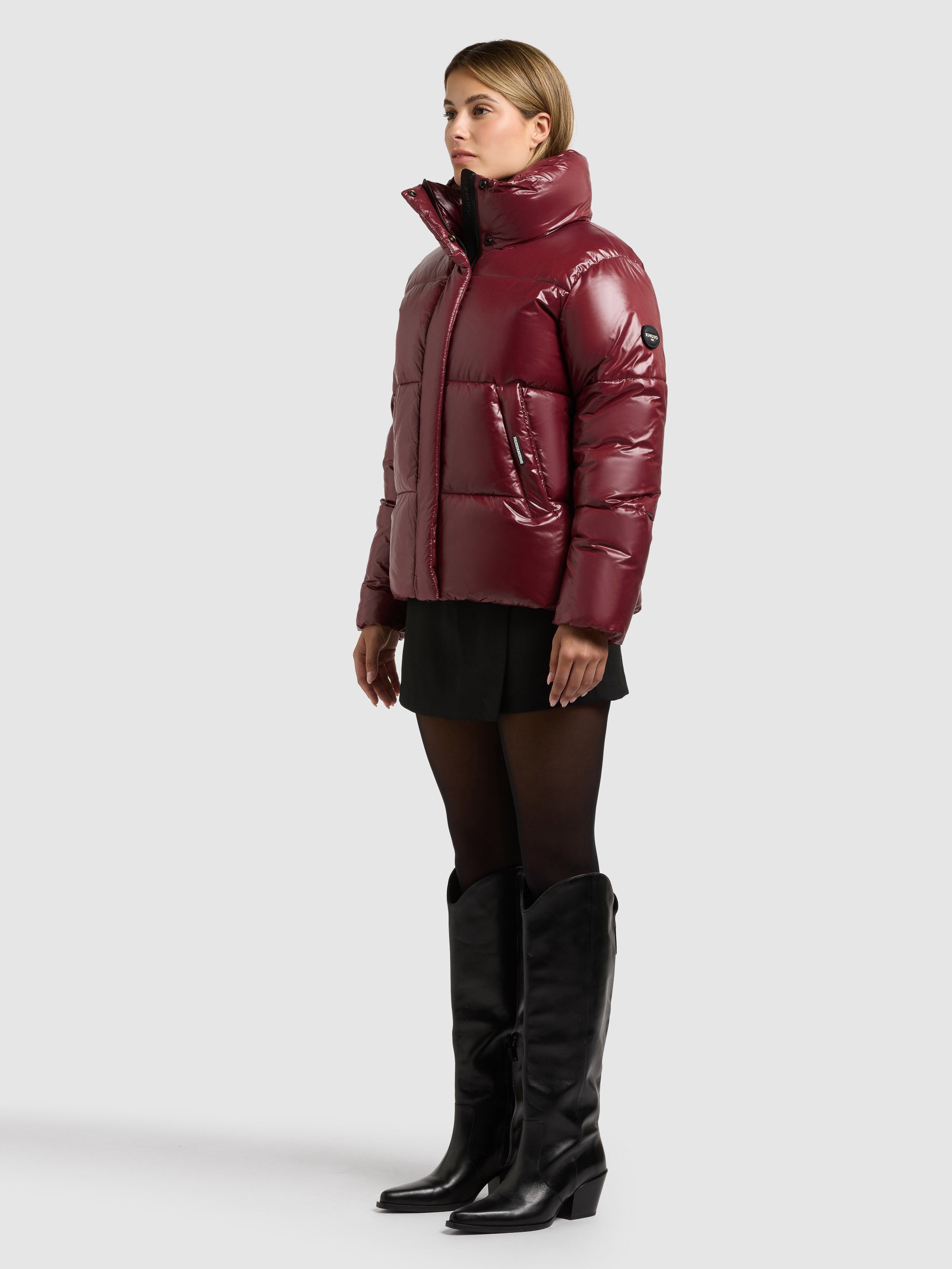 khujo-jacke-nala-damen-winterjacke-mahagoni-red image 5