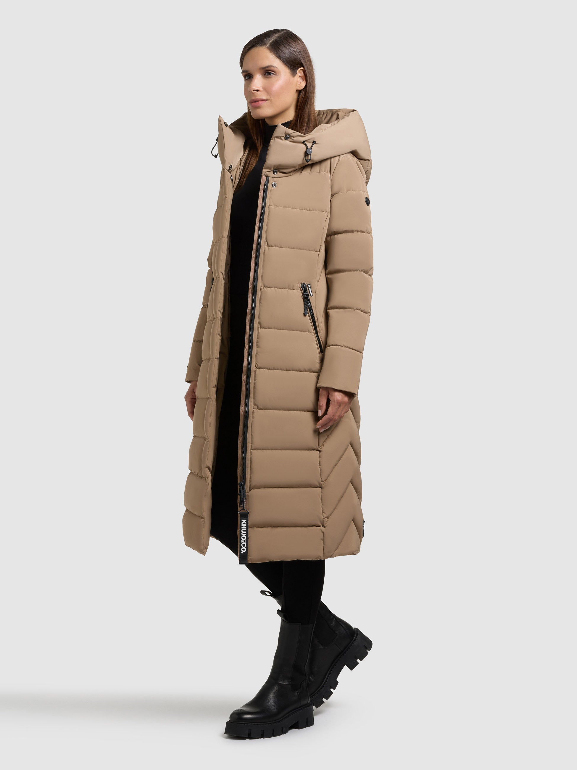 khujo-mantel-tamke-2in1-damen-steppmantel-cookie-beige-mit-herausnehmbarem-einsa image 2