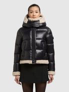 khujo-jacke-nessie2-black-kurze-damen-steppjacke-mit-teddyfleece image 4
