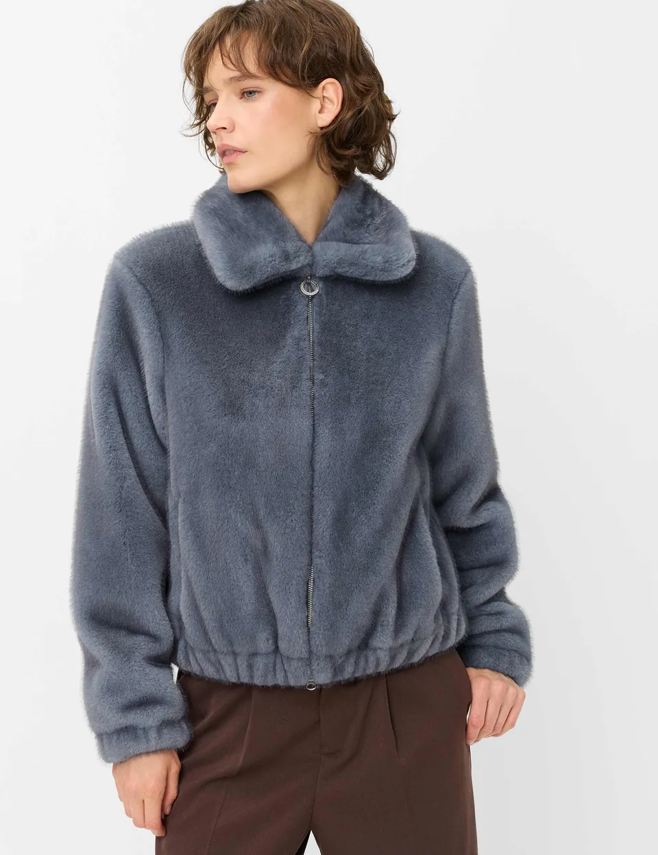 fuchs-schmitt-pelzjacke-memphis-webpelz-blouson-damen image 1