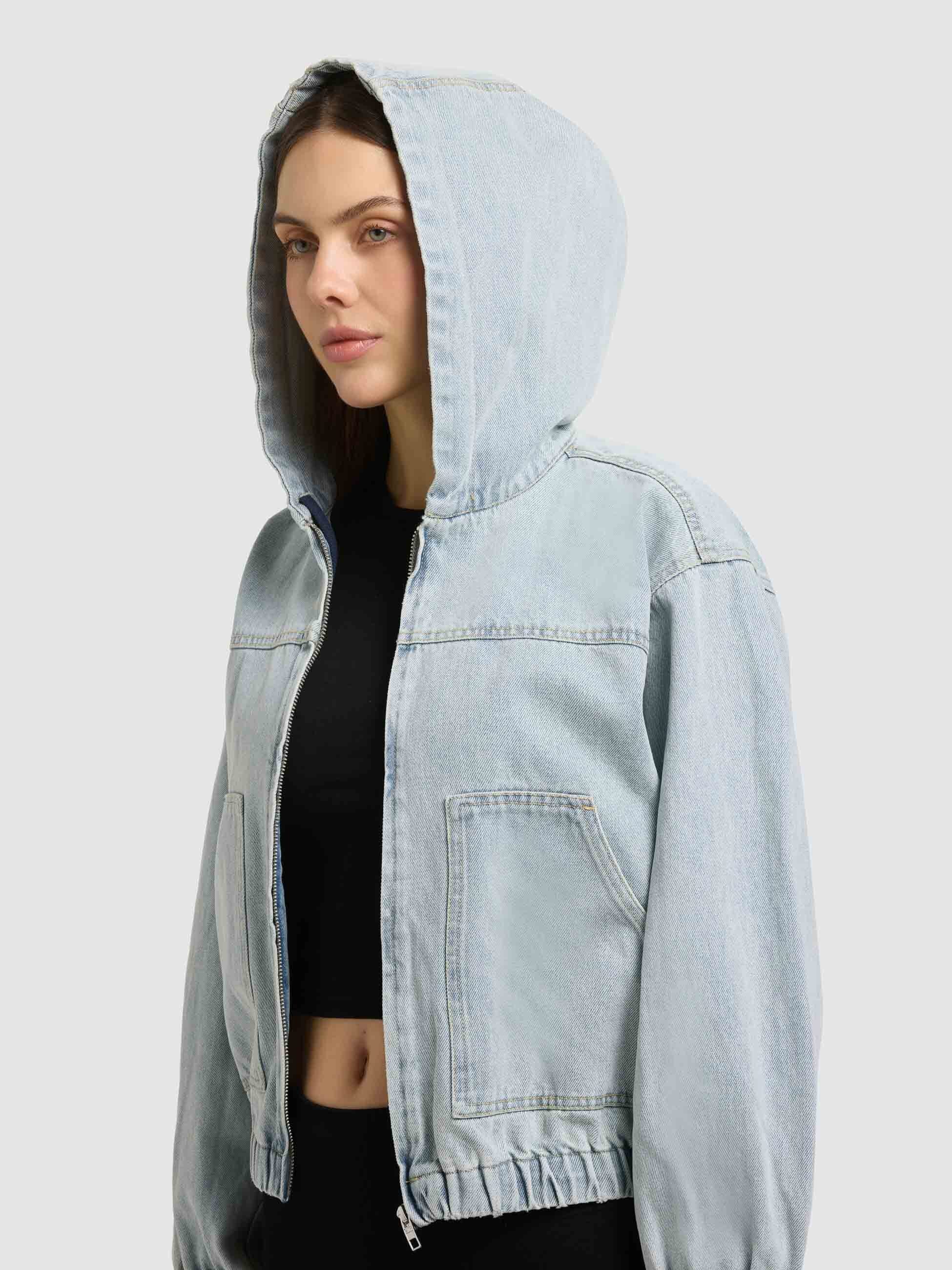 khujo-jacke-gretel-bleached-blue-damen-jeans-blouson-mit-kapuze-im-loose-fit image 7