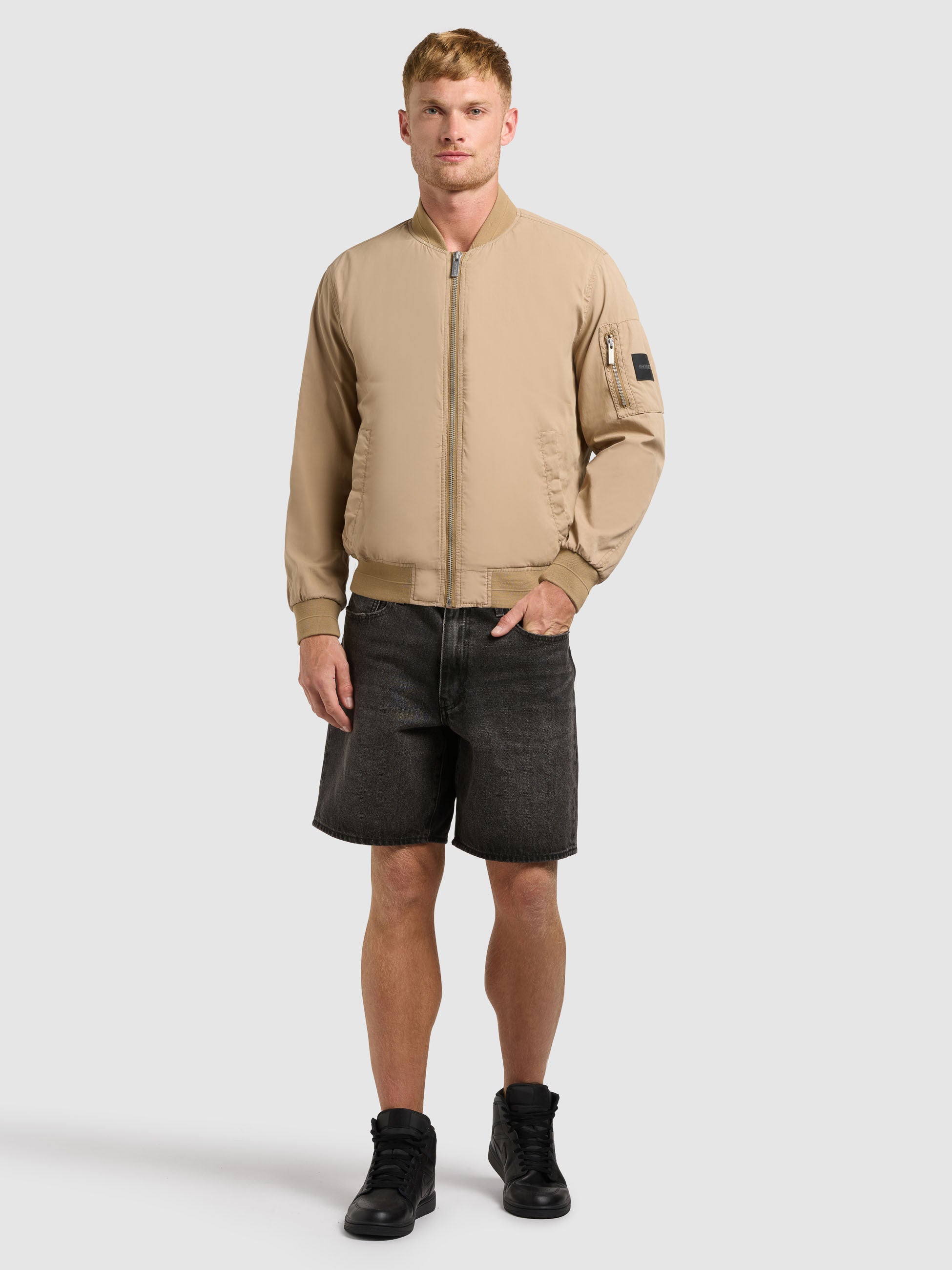 khujo-tawas-bomberjacke-dark-beige image 6