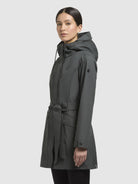 khujo-jacke-mosti-blaugrau-damen-sommerparka-trenchcoat image 5