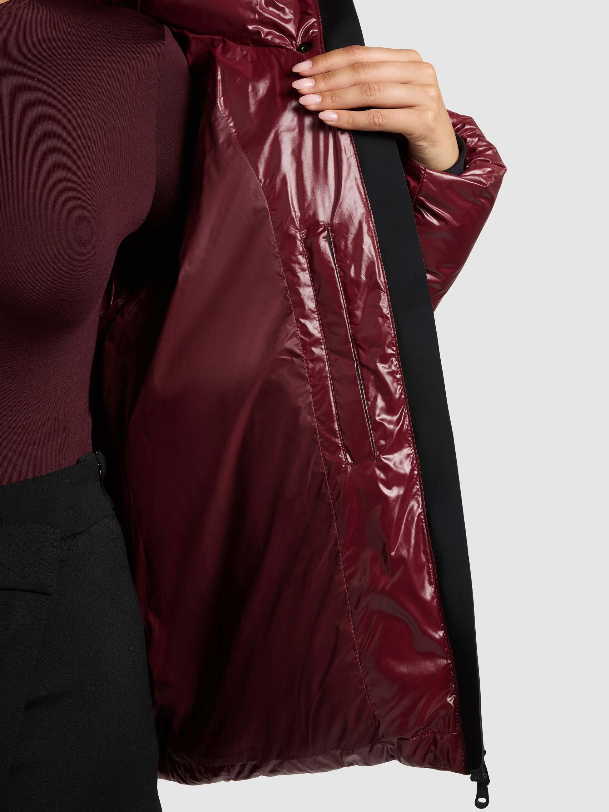 khujo-jacke-nala-damen-winterjacke-mahagoni-red image 8