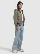 khujo-jacket-anov-grey-green-damen-blouson-sommerjacke image 6