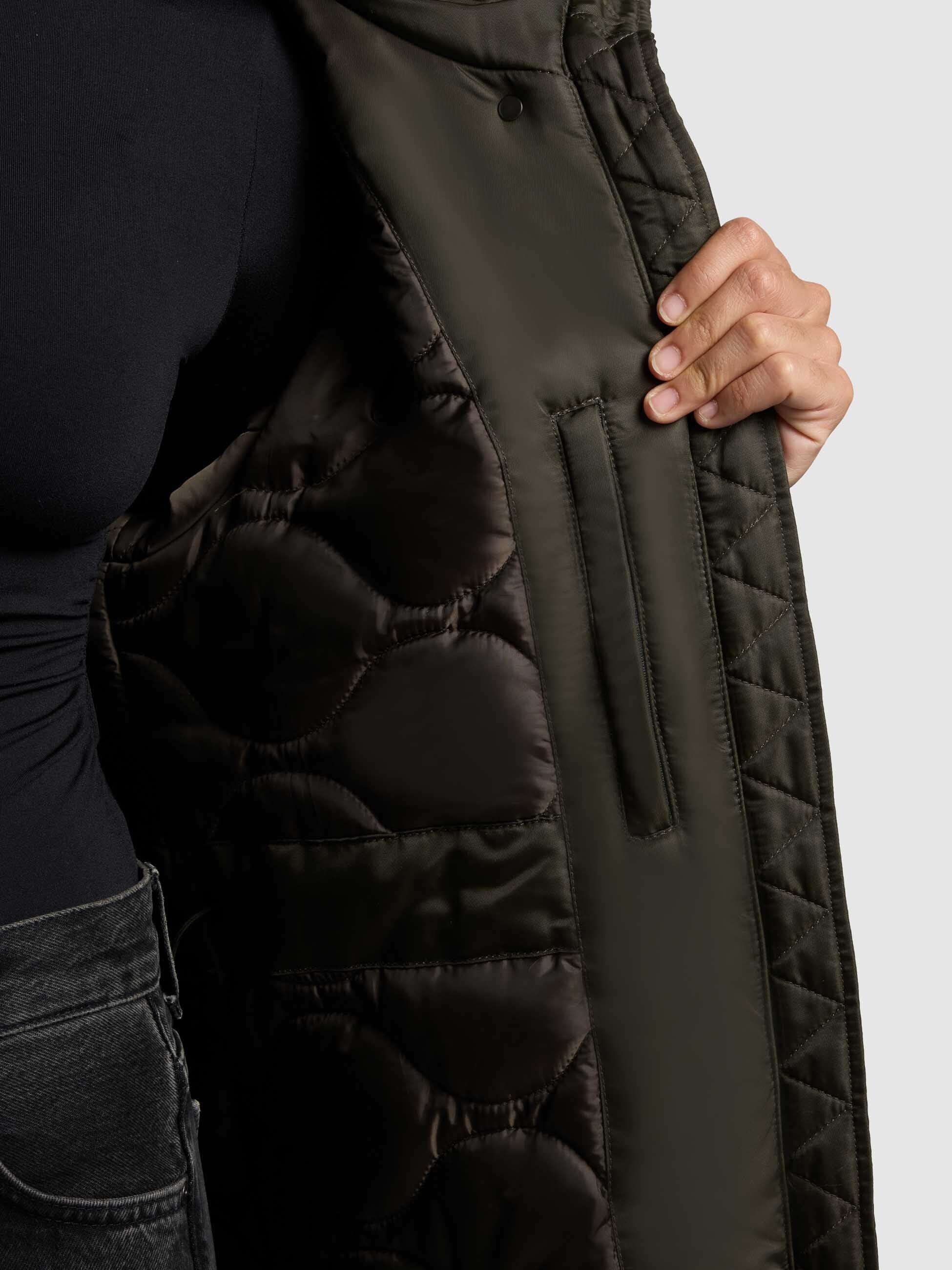 khujo-mantel-oliva-forest-green-wintermantel-loose-fit-bomber-look image 8