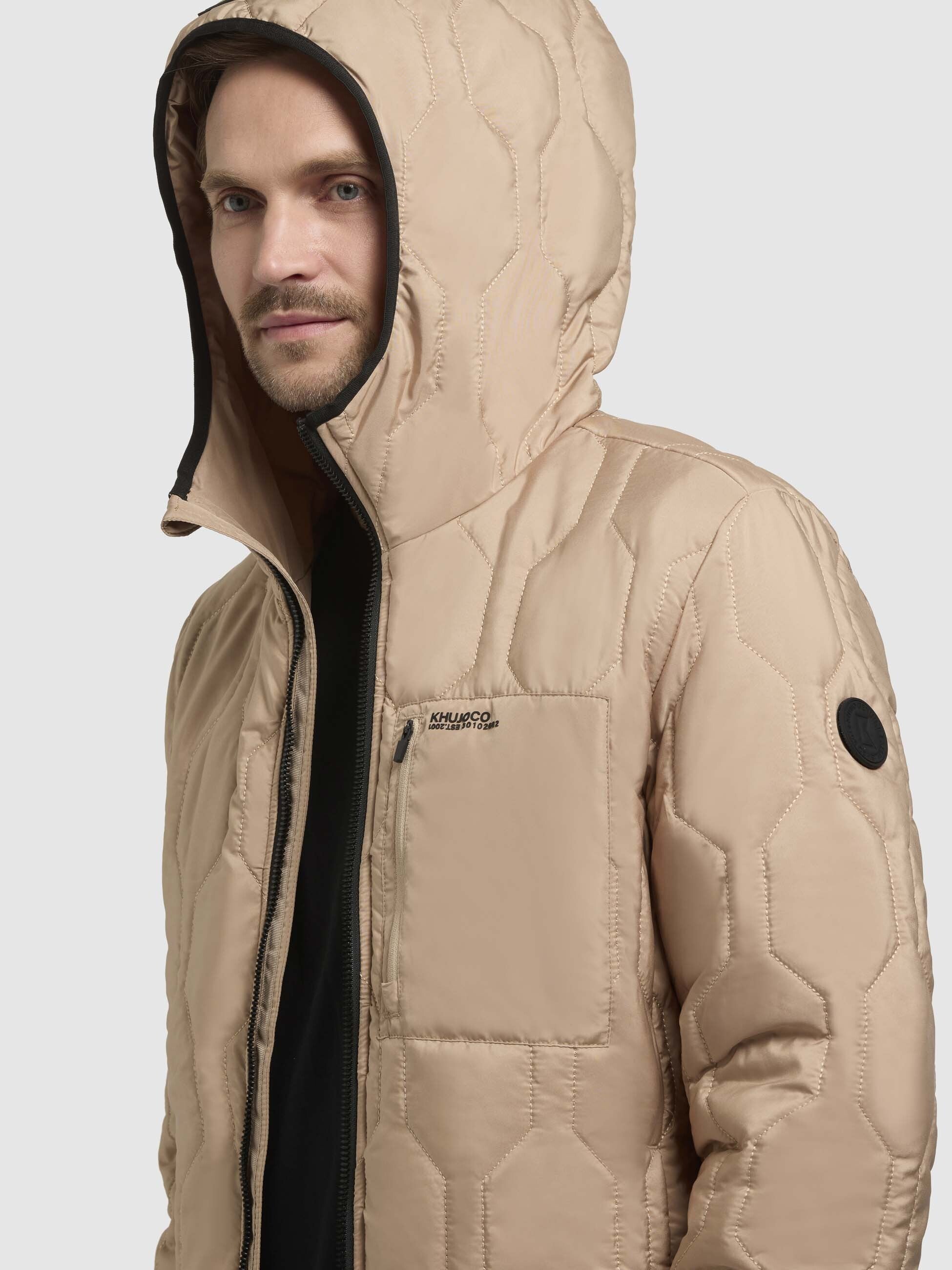 khujo-jacke-rhein-kamel-h-ftlange-damen-steppjacke-wabenstepp image 7