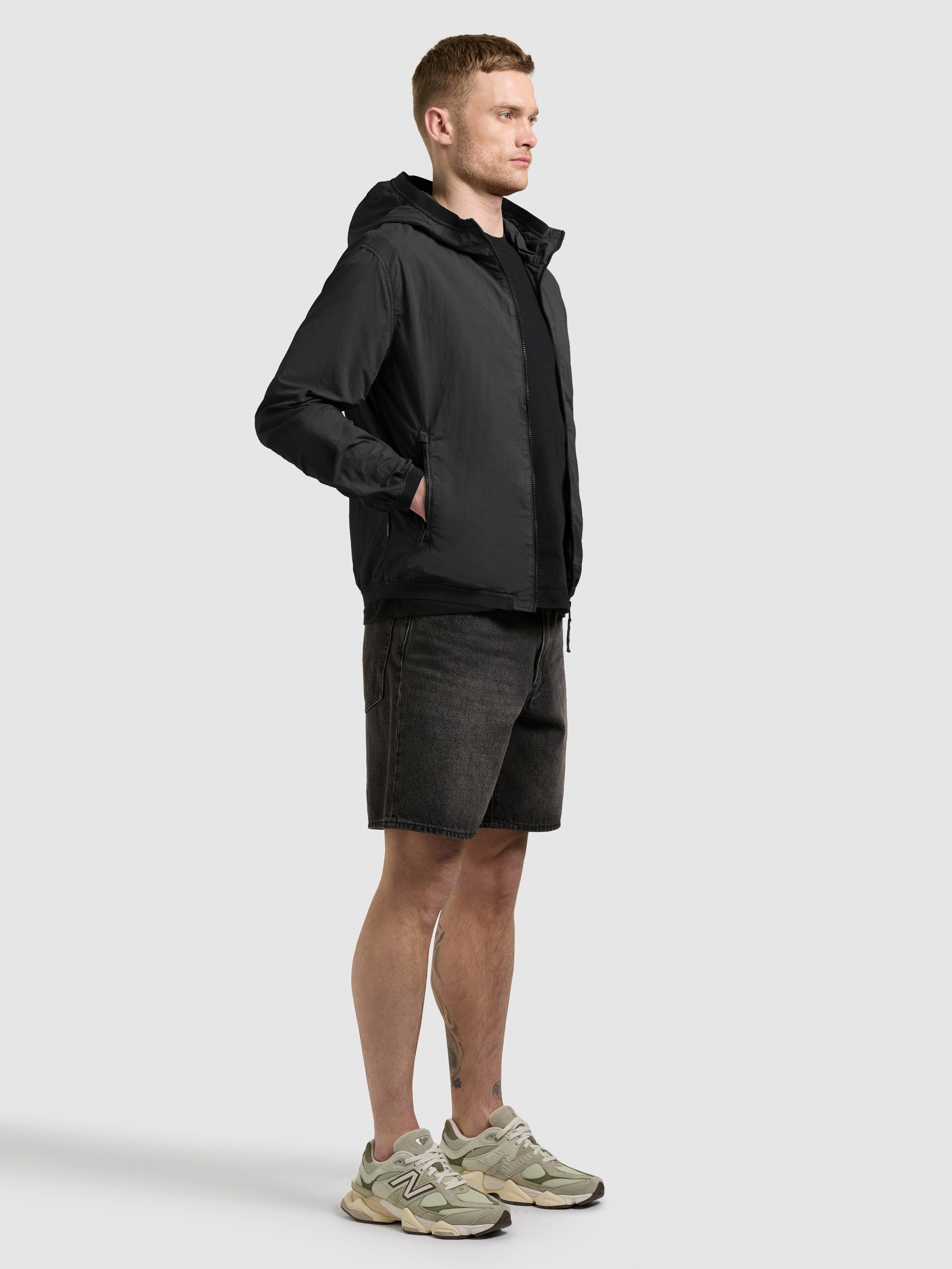 khujo-derf-blousonjacke-black-leichte-kapuzenjacke image 6