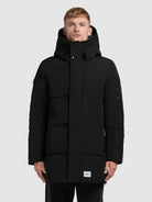 khujo-mantel-zeno-black-damen-steppmantel-loose-fit image 4