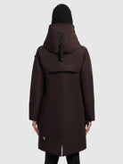 khujo-coat-webb-moody-plum-wattierter-kurzmantel-mit-kapuze-regular-fit image 3