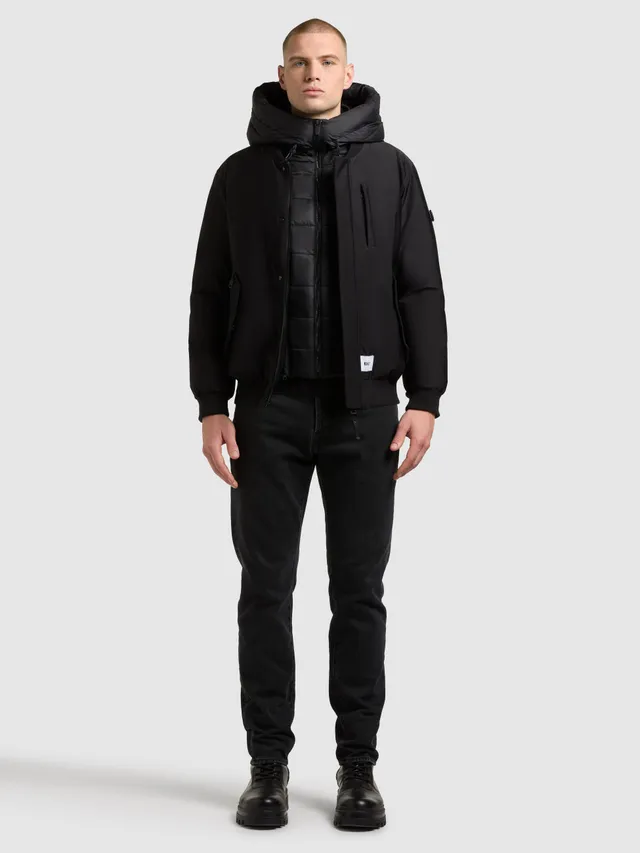 khujo-bomberjacke-clemat-black image 1