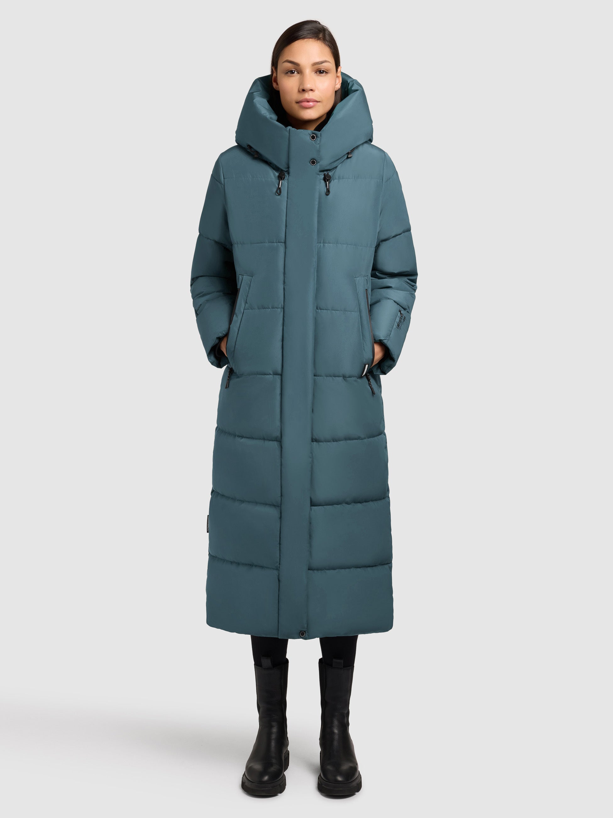 khujo-mantel-soulani4-dim-blue-wadenlanger-wattierter-winter-steppmantel image 1