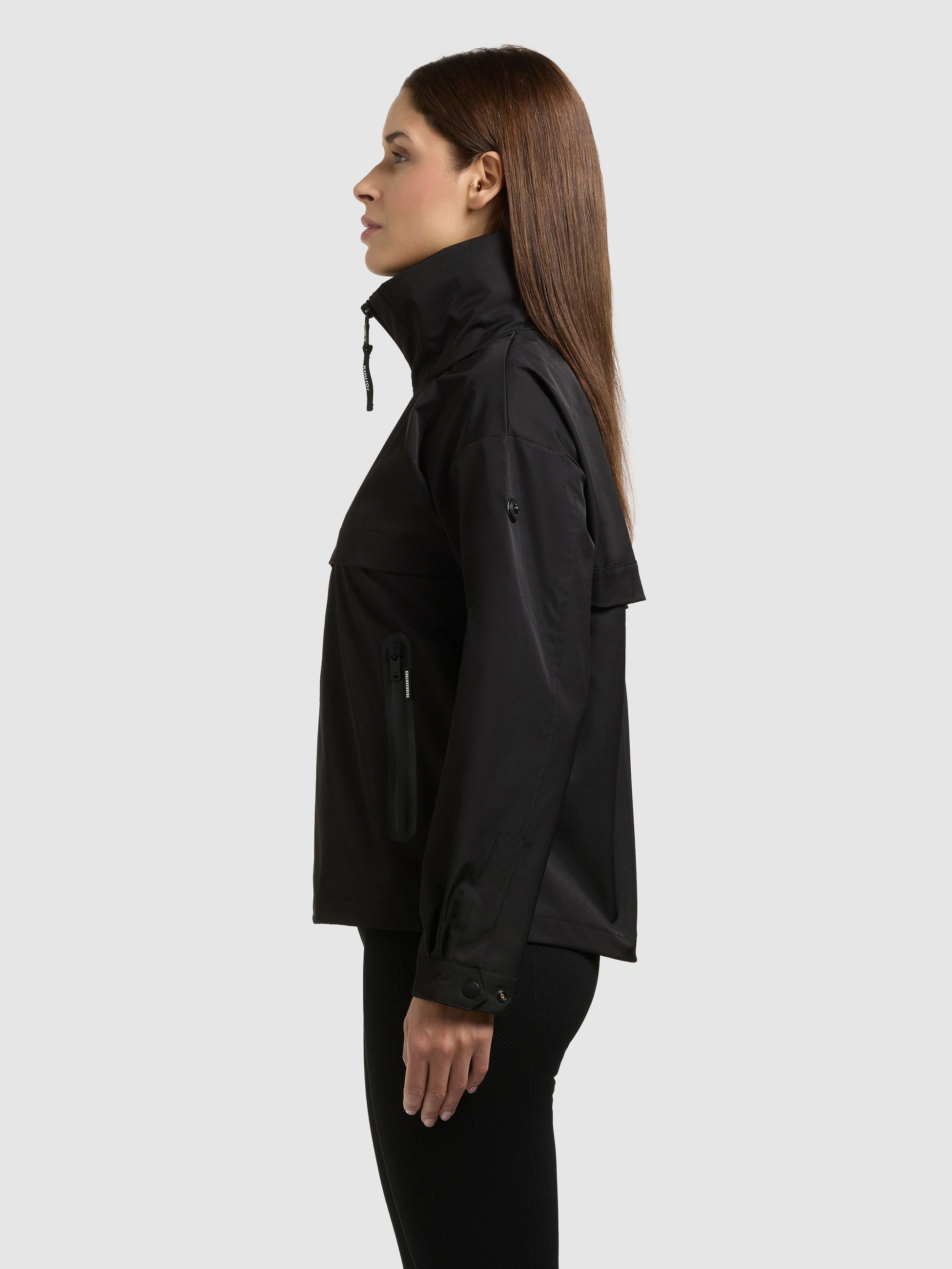 khujo-jacke-raibe2-black-leichte-kapuzenjacke-damen-regular-fit image 5