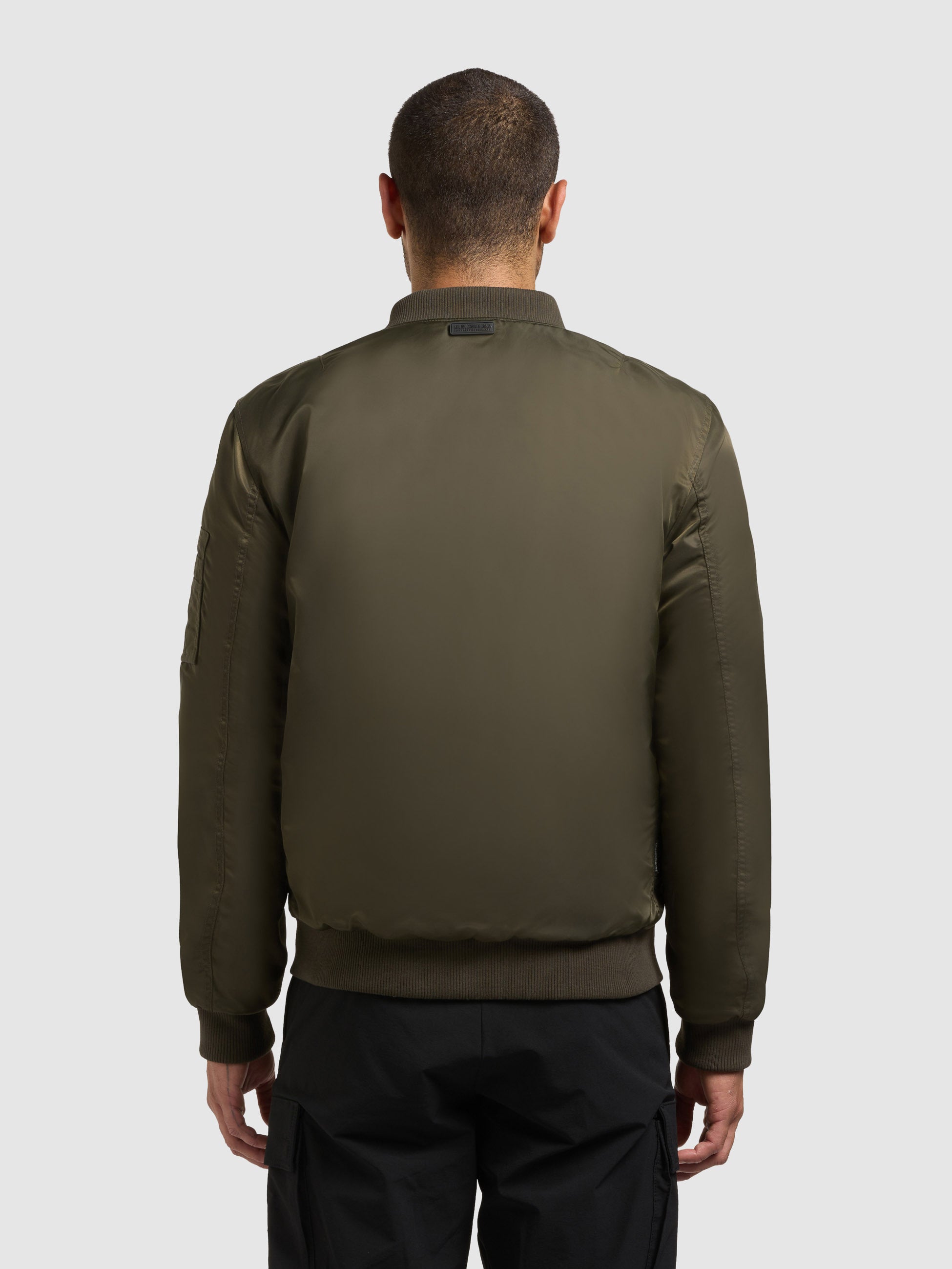 khujo-jacke-adon-forest-green-bomberjacke-h-ftlang image 3