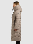 khujo-coat-stoane2-greige-steppmantel-damen-wadenlang image 5
