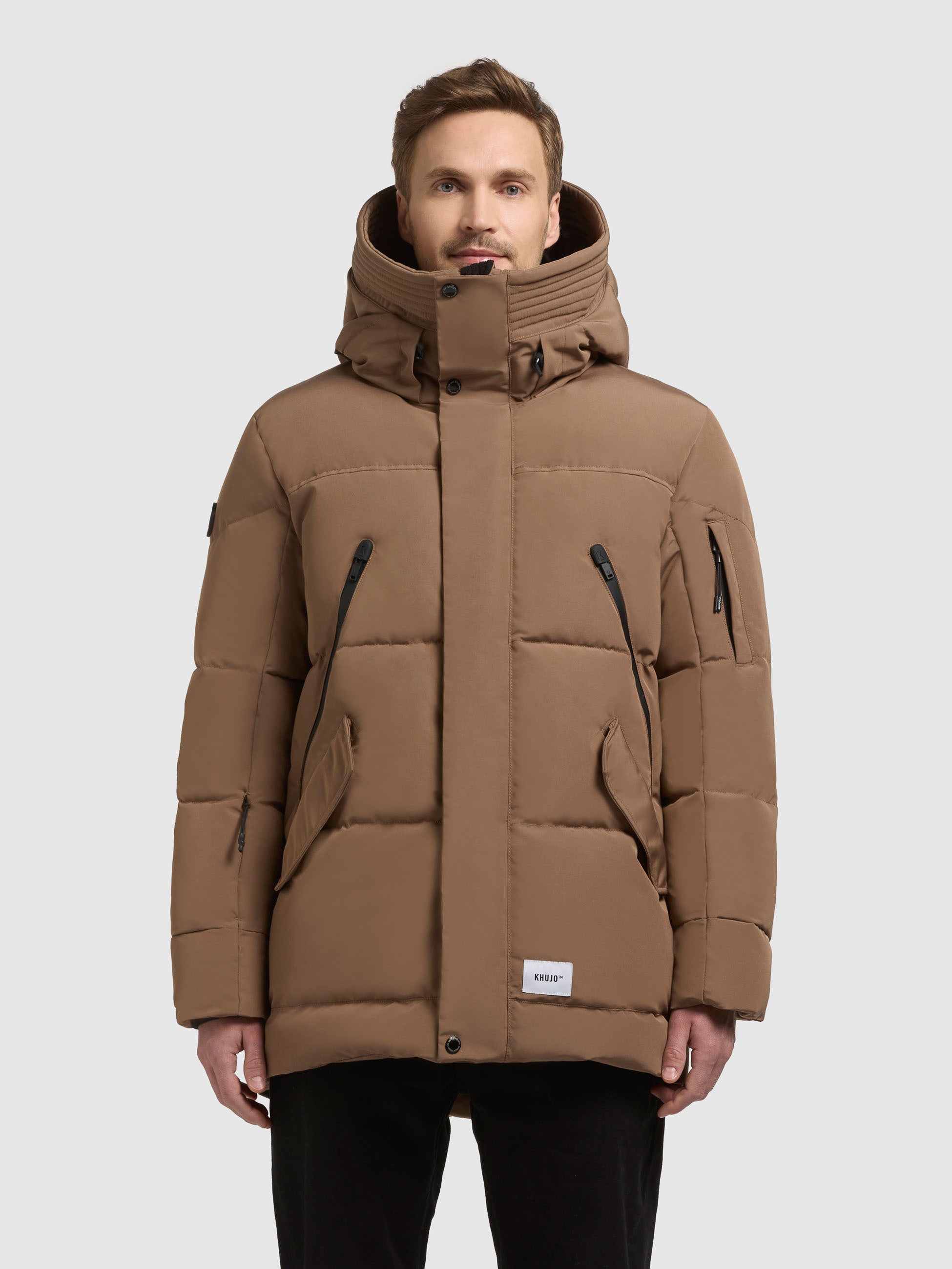 khujo-jacke-kanf2-rust-brown-steppjacke image 4