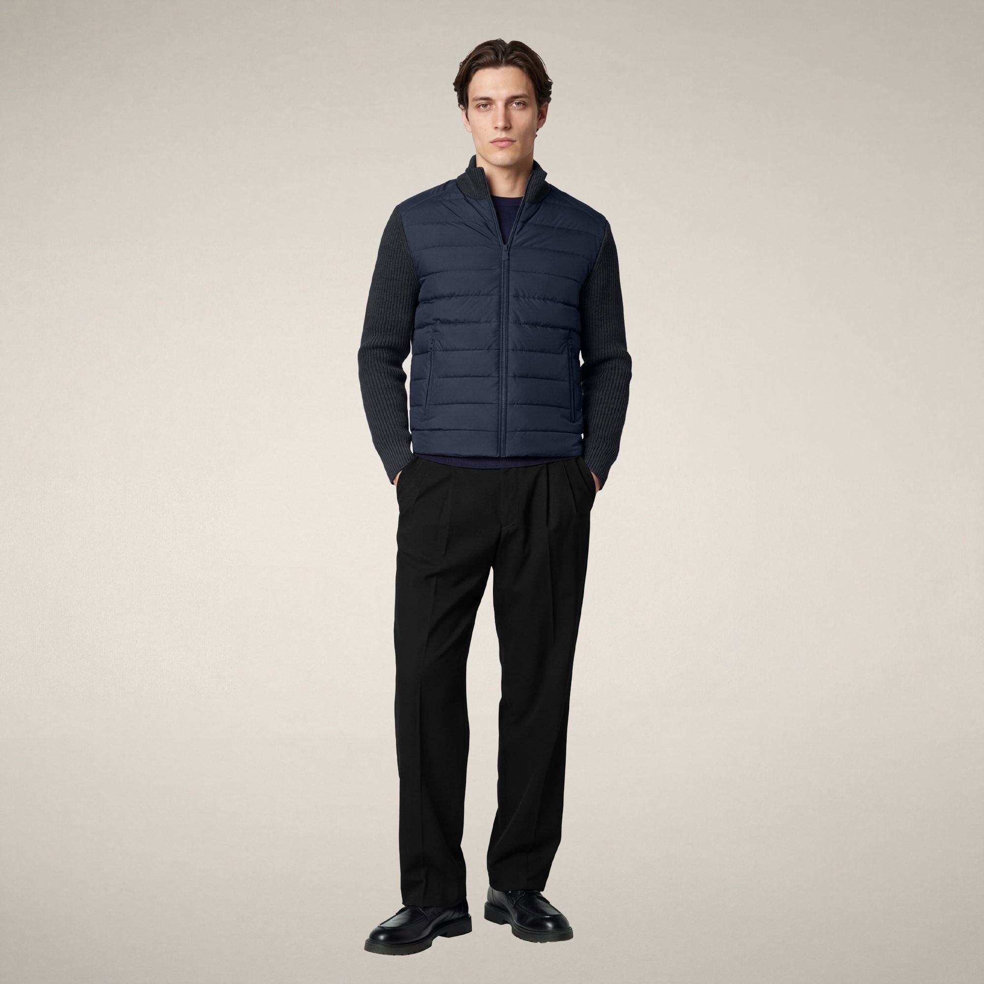 save-the-duck-sedum-herren-hybrid-jacke-blau-schwarz image 1