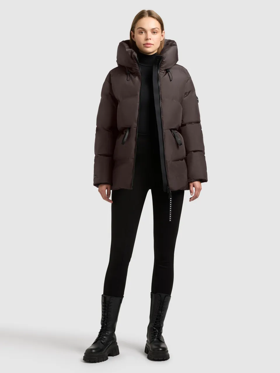 khujo-jacke-ellis2-moody-plum-damen-steppjacke-h-ftlang-wasserabweisend image 1