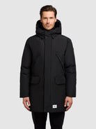 khujo-figaro-parka-coat-black image 4