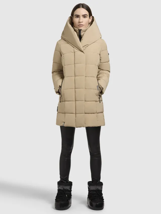 khujo-jacke-tenx-sand-damen-parka-steppjacke-mit-abnehmbarem-einsatz image 1