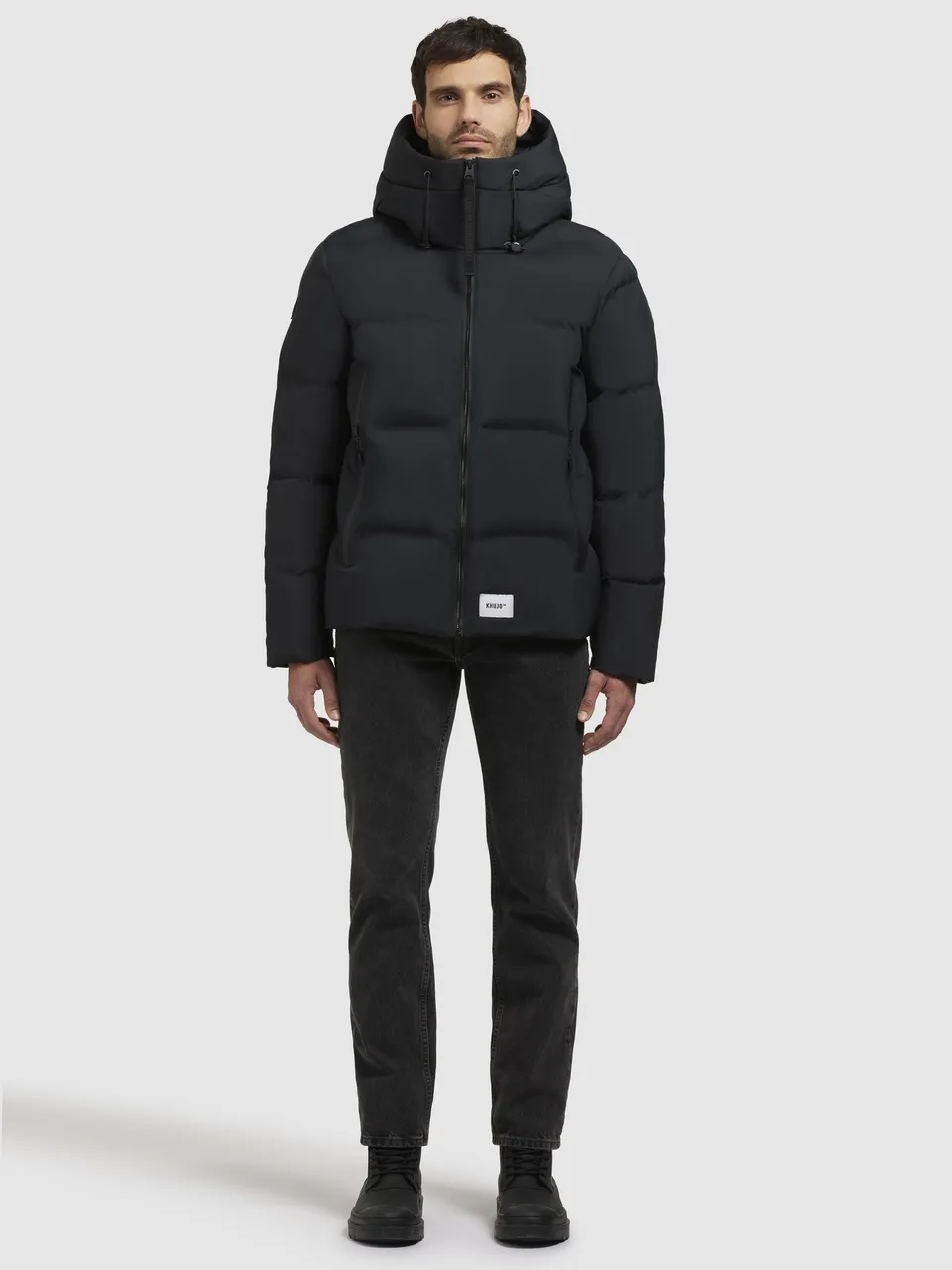 khujo-jacke-wesh2-dunkelgrau-h-ftlange-warme-steppjacke-mit-kapuze image 1