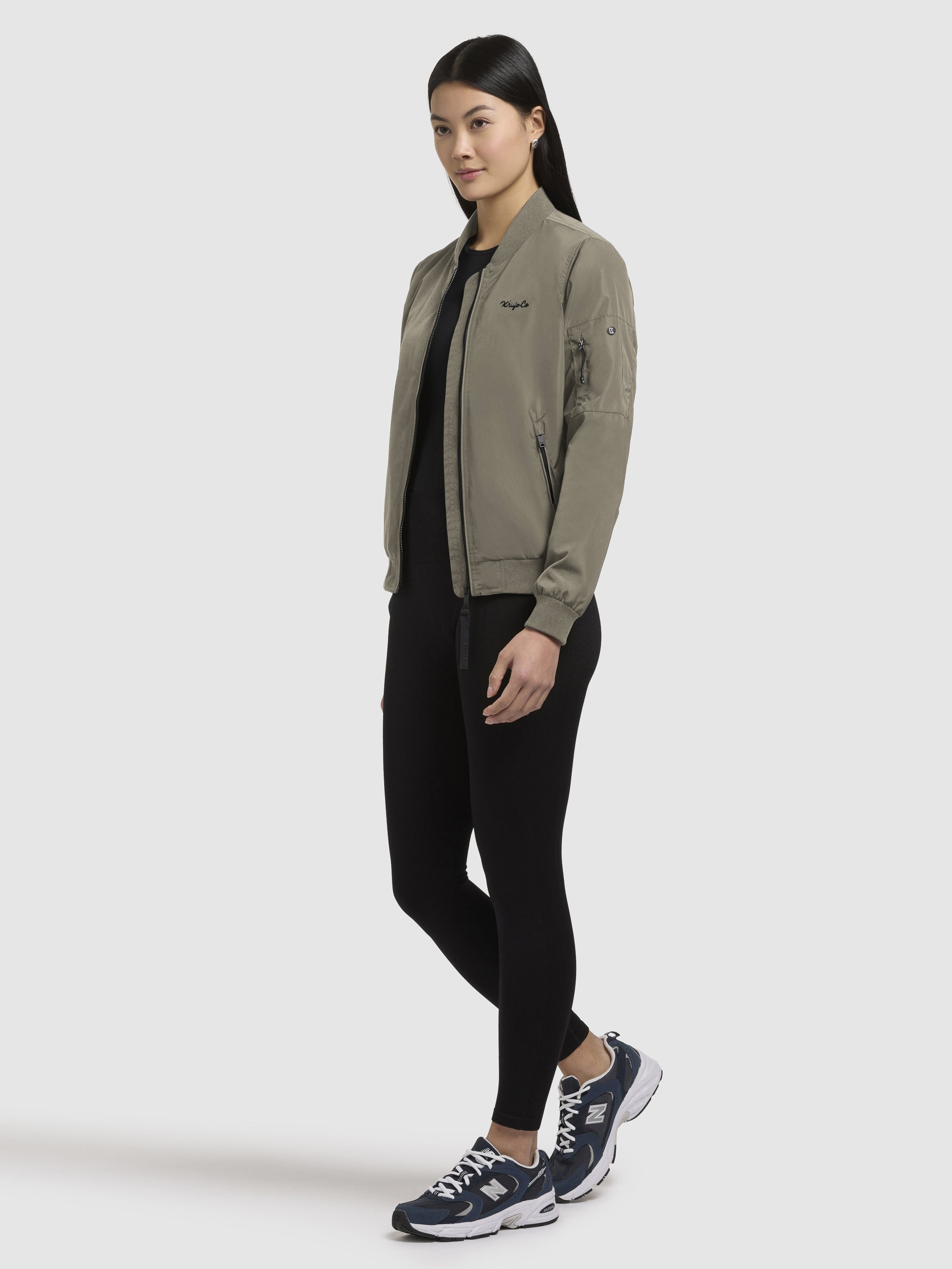 khujo-jacke-cend-graugr-n-h-ftlange-bomberjacke-blouson image 2