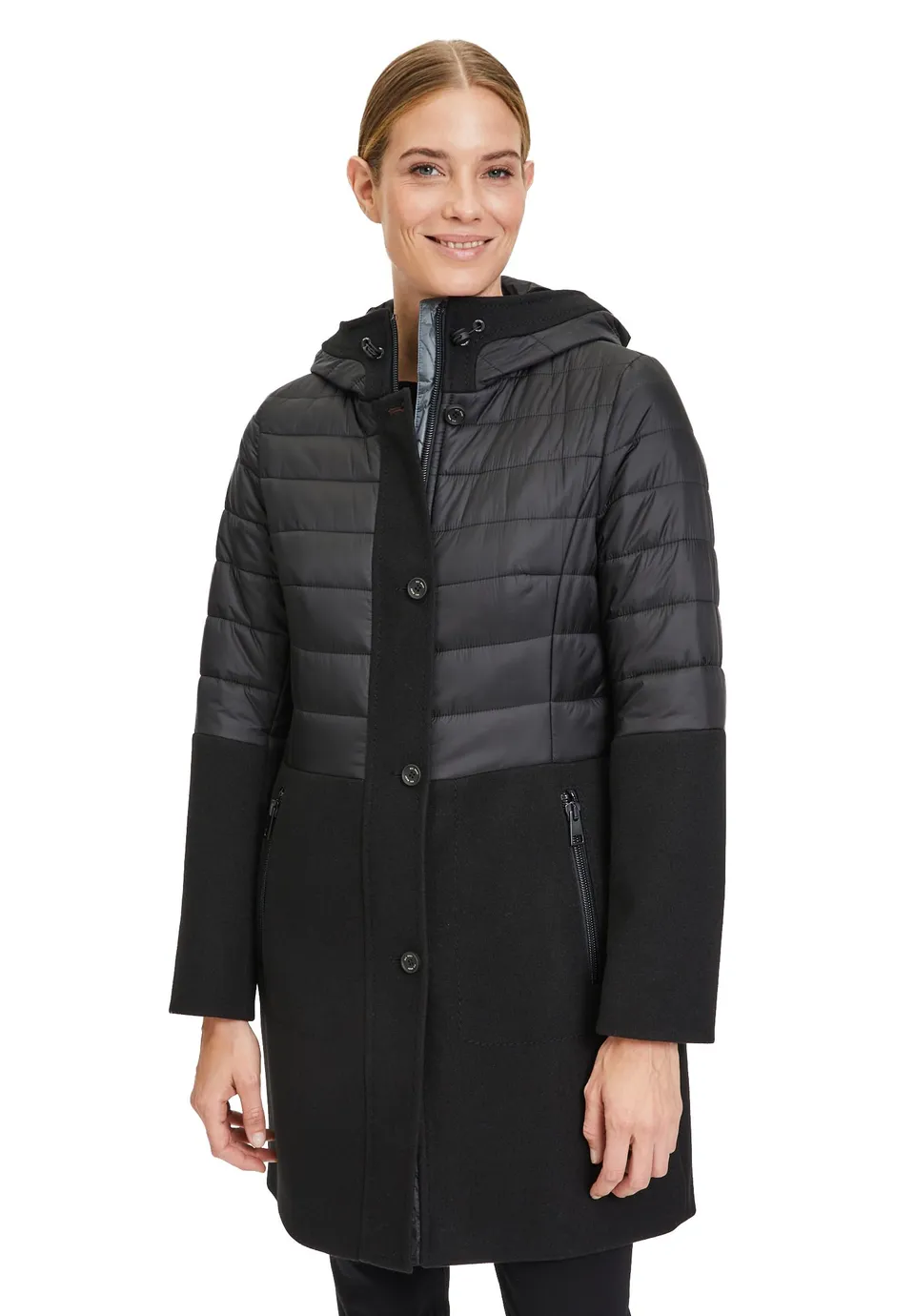 gil-bret-9406-6144-damen-woll-jacke-materialmix-nylon-fakewool-9042-jet-black-gr image 1
