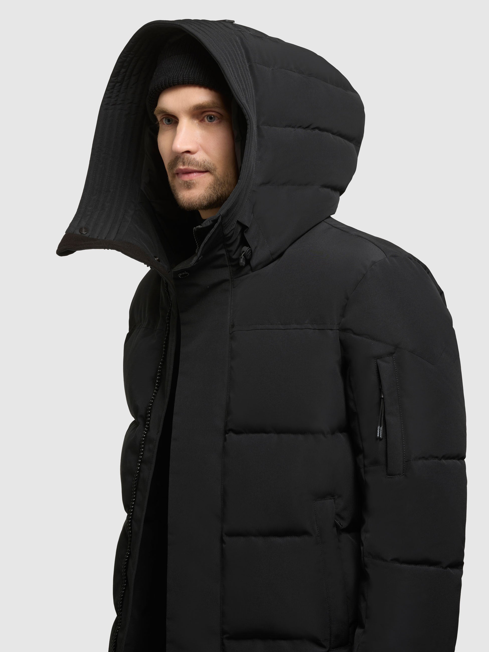 khujo-bard2-steppjacke-black-mit-kapuze image 7