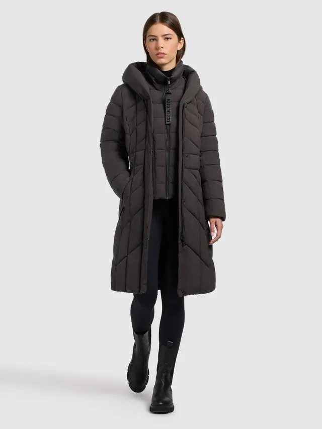 khujo-mantel-laio-2in1-graphite-grey-damen-kurzmantel-mit-herausnehmbarem-einsat image 1
