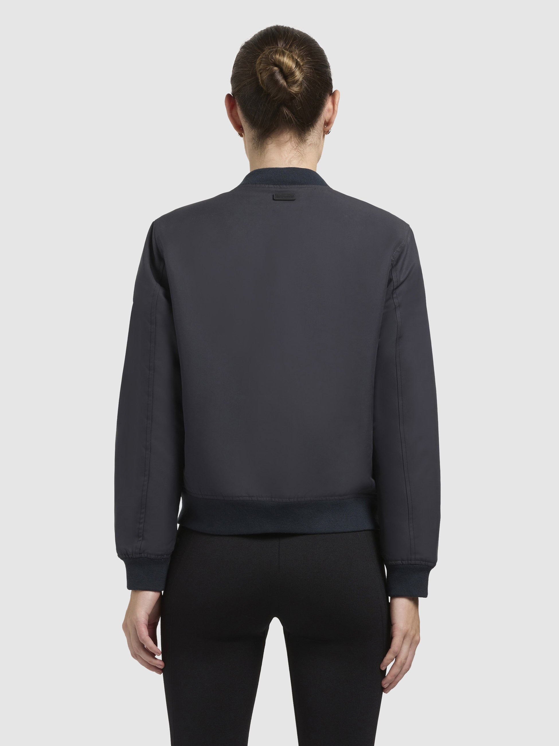 khujo-jacke-philo-dunkelblau-damen-bomberjacke-mit-steppfutter image 3
