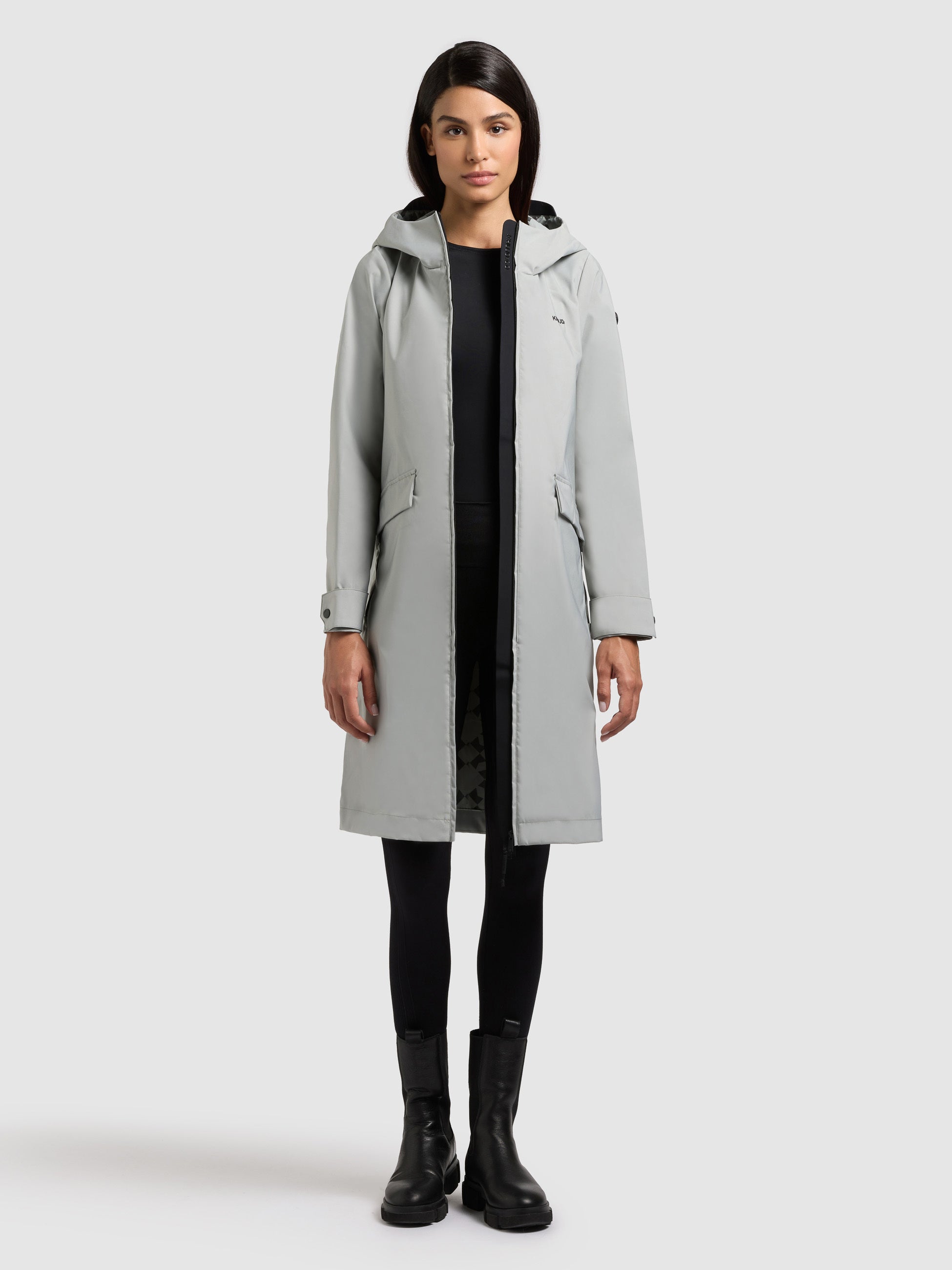 khujo-femke2-damen-parka-cloud-green-slim-fit image 6