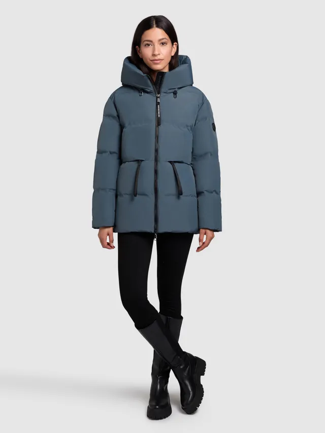 khujo-jacke-ellis-dim-blue-gesteppte-damen-winterjacke-regular-fit image 1