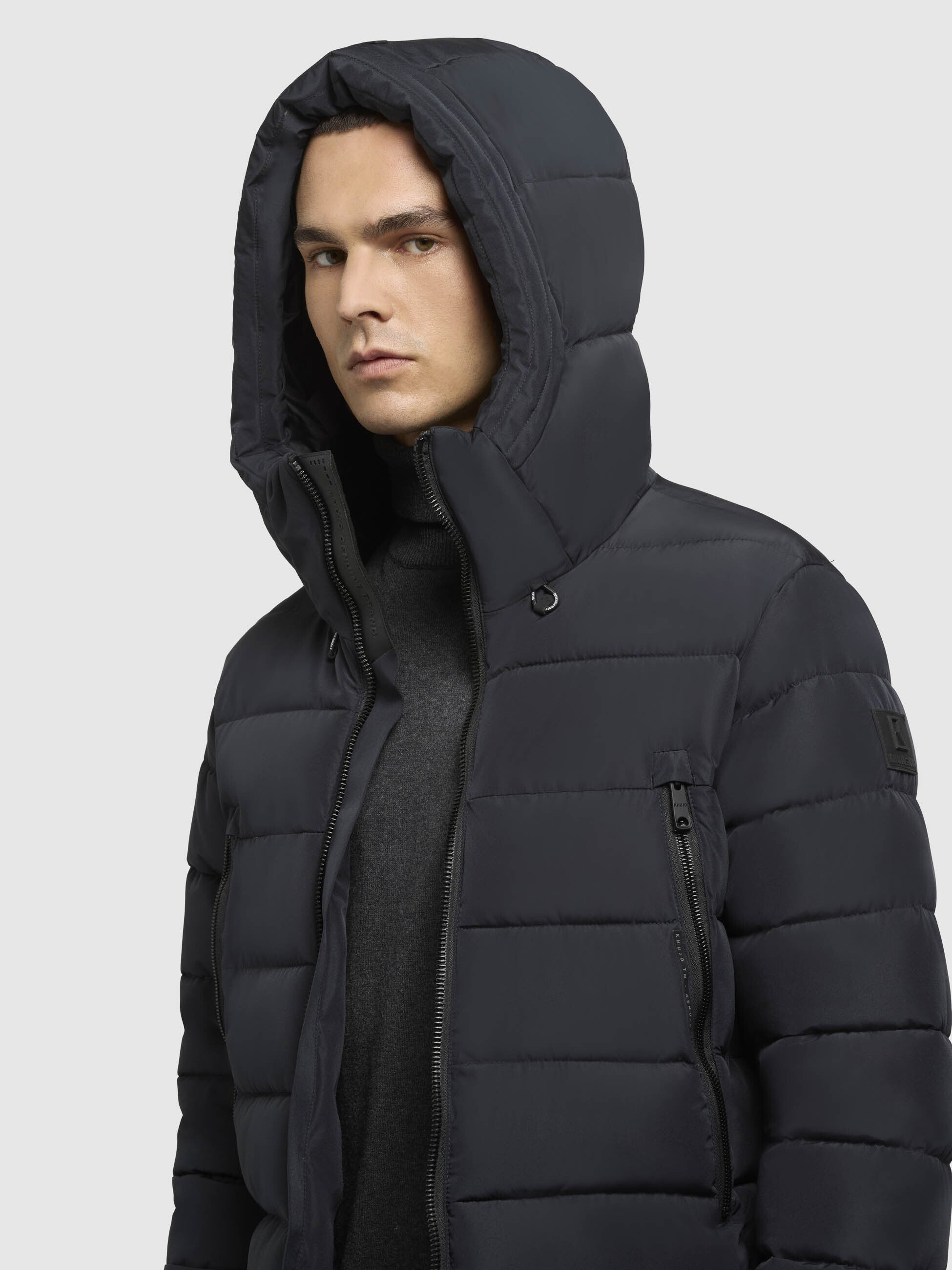 khujo-jacke-wou-dunkelblau-h-ftlange-steppjacke-mit-kapuze-im-regular-fit image 7
