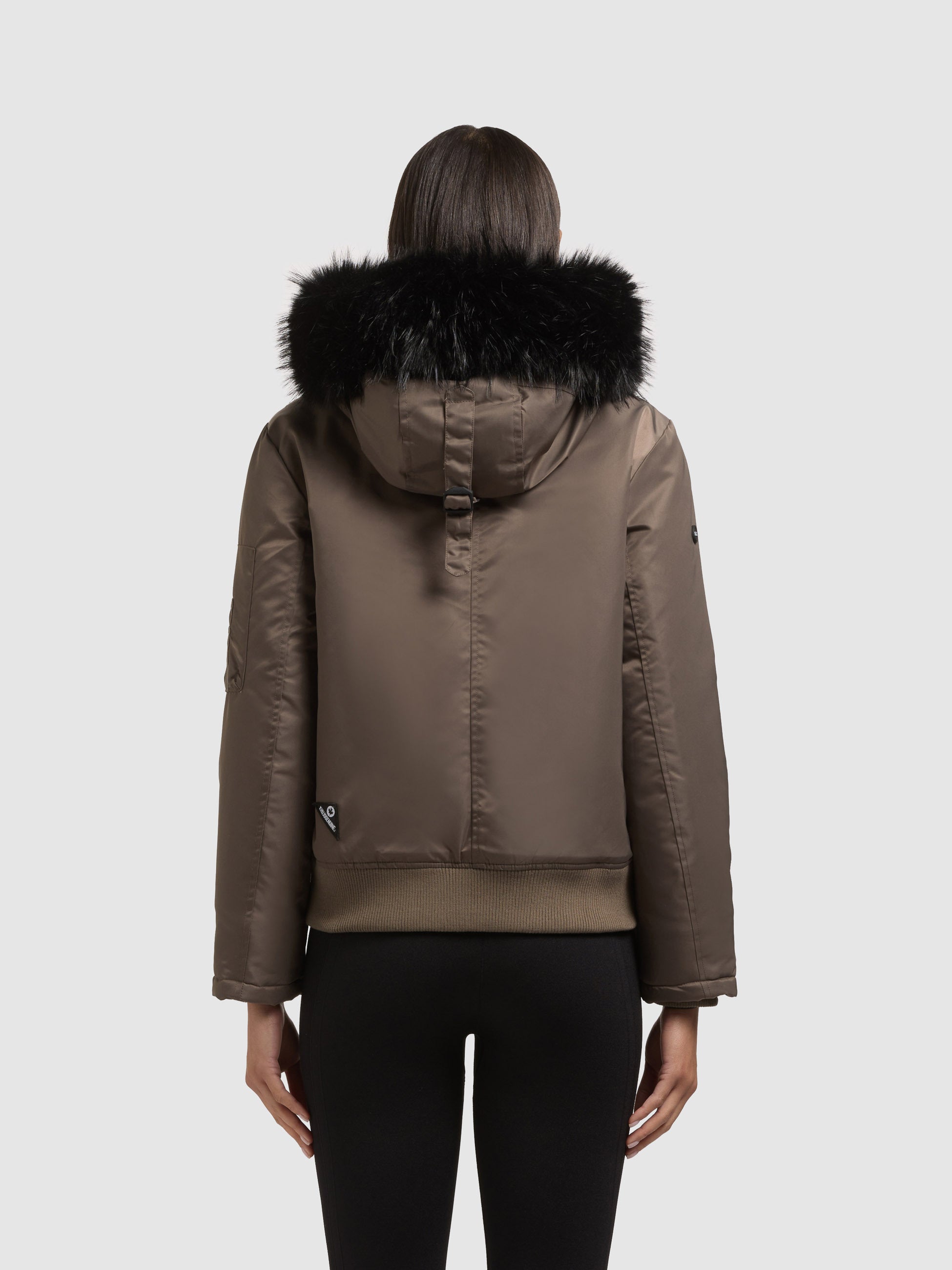 khujo-tyla-bomberjacke-f-r-damen-in-potter-brown-mit-kunstfell image 3